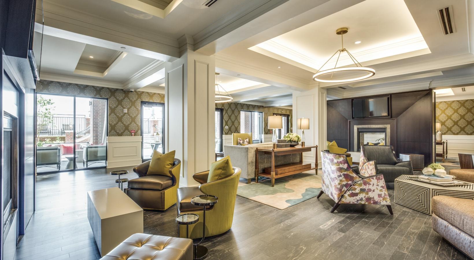 Everything within reach a living room with a large window