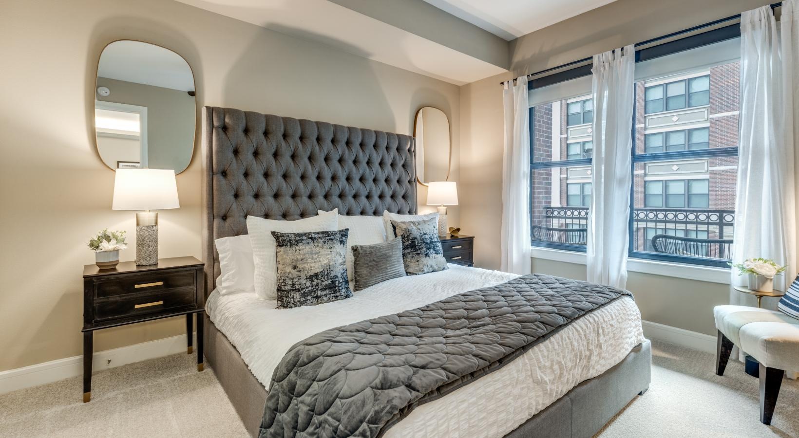 Sleep in style a bedroom with a large bed