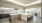 a large kitchen with a large island