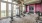 a gym with exercise equipment